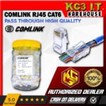 RJ45 | Passthrough Network Connector | Plastic | Clear | 10pcs/100pcs