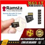 RAMSTA | Genuine MicroSD Card CLASS 10 | 32GB (Perfect for Piso Wifi / Wi-Fi Camera / Smartphone)