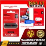 Sandisk Genuine Flash Drive | Cruzer Blade/Glide USB 2.0 | 16GB/32GB