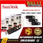Sandisk Genuine Flash Drive | Cruzer Ultra USB 3.0 | 16GB/32GB/64GB/128GB