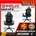 Inplay Race X5-B Gaming chair Black Leather