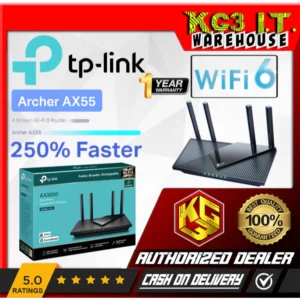 Tp-Link Archer AX55 | AX3000 Dual Band Gigabit Wi-Fi 6 Router